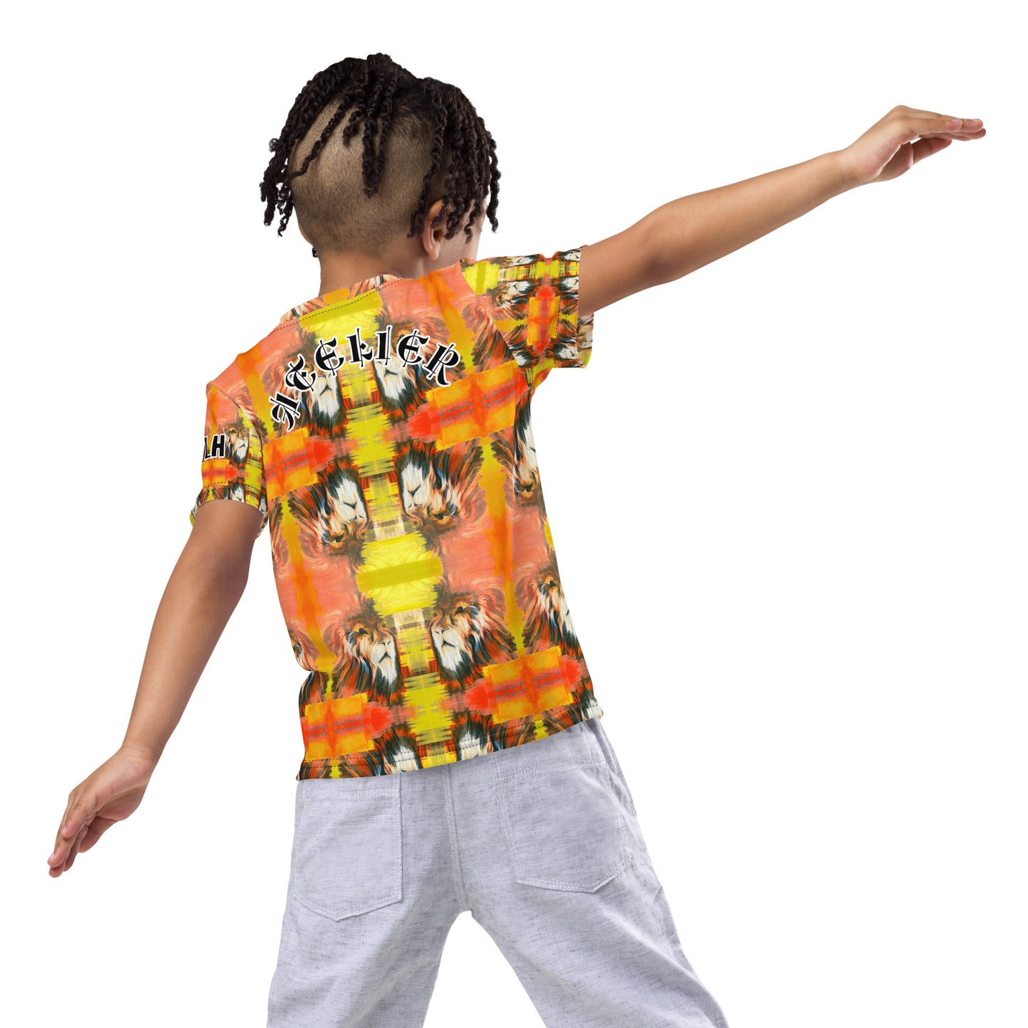 Young Lion Kids crew neck t-shirt