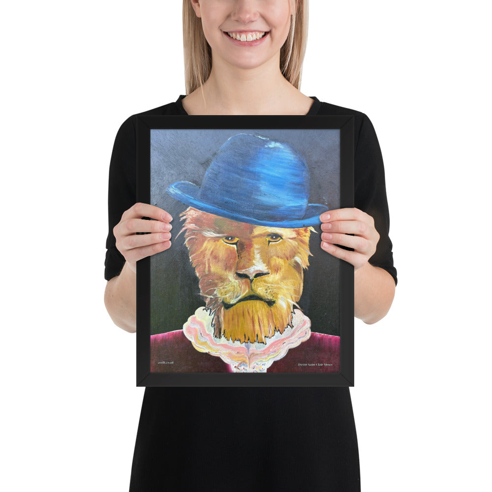 The Lion Man Framed Print