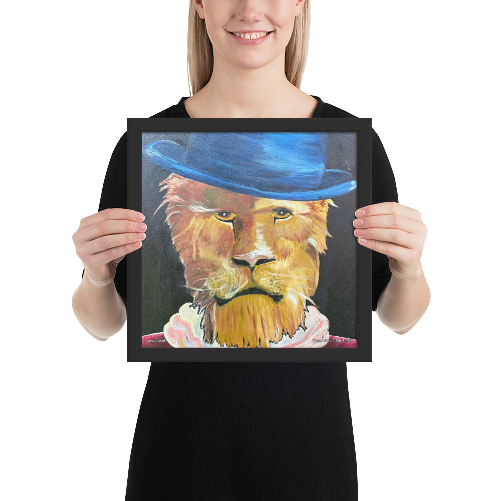 The Lion Man Framed Print