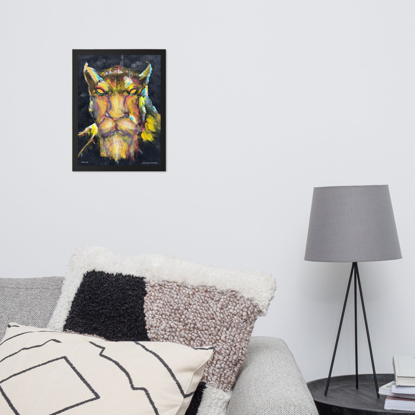 The Cheetah Man Framed Print