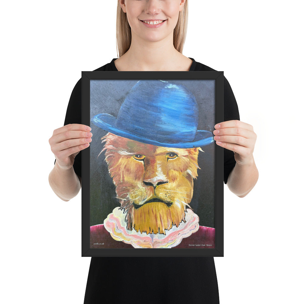 The Lion Man Framed Print