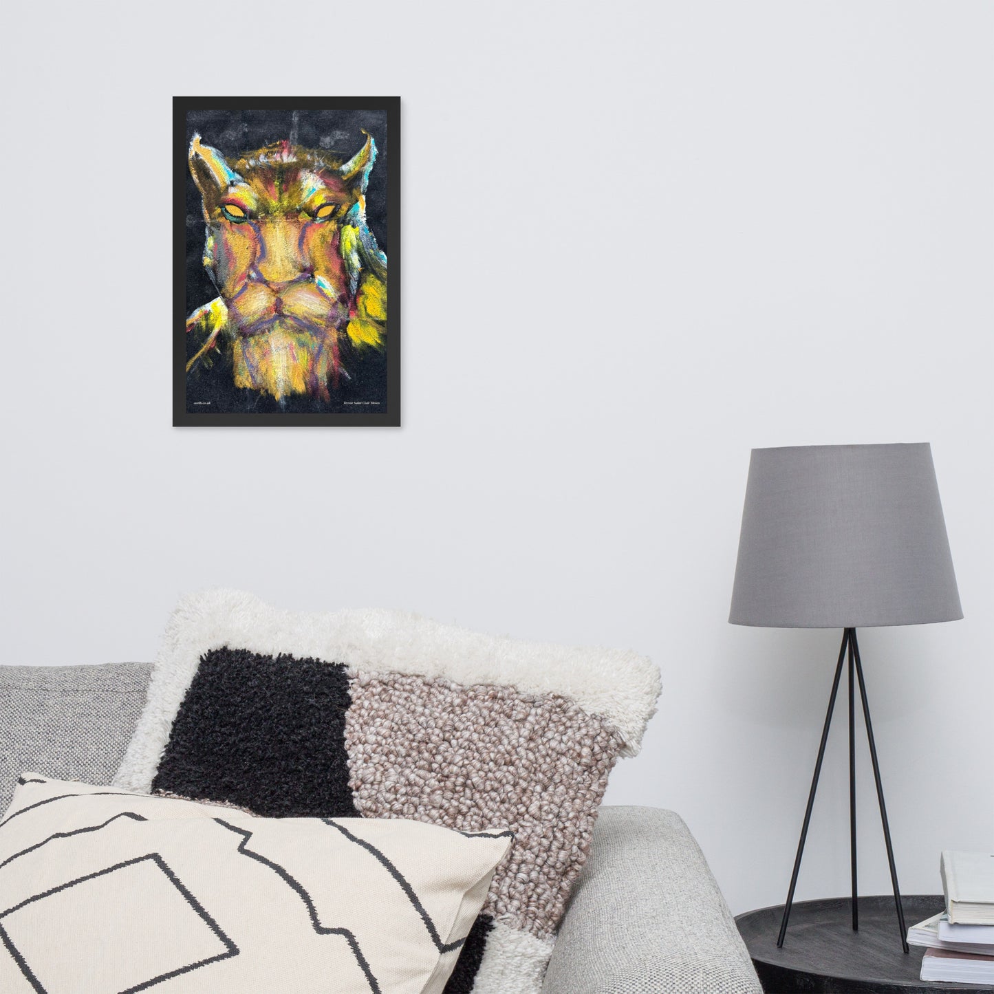 The Cheetah Man Framed Print