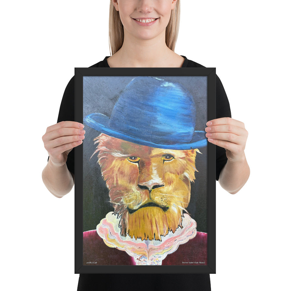 The Lion Man Framed Print