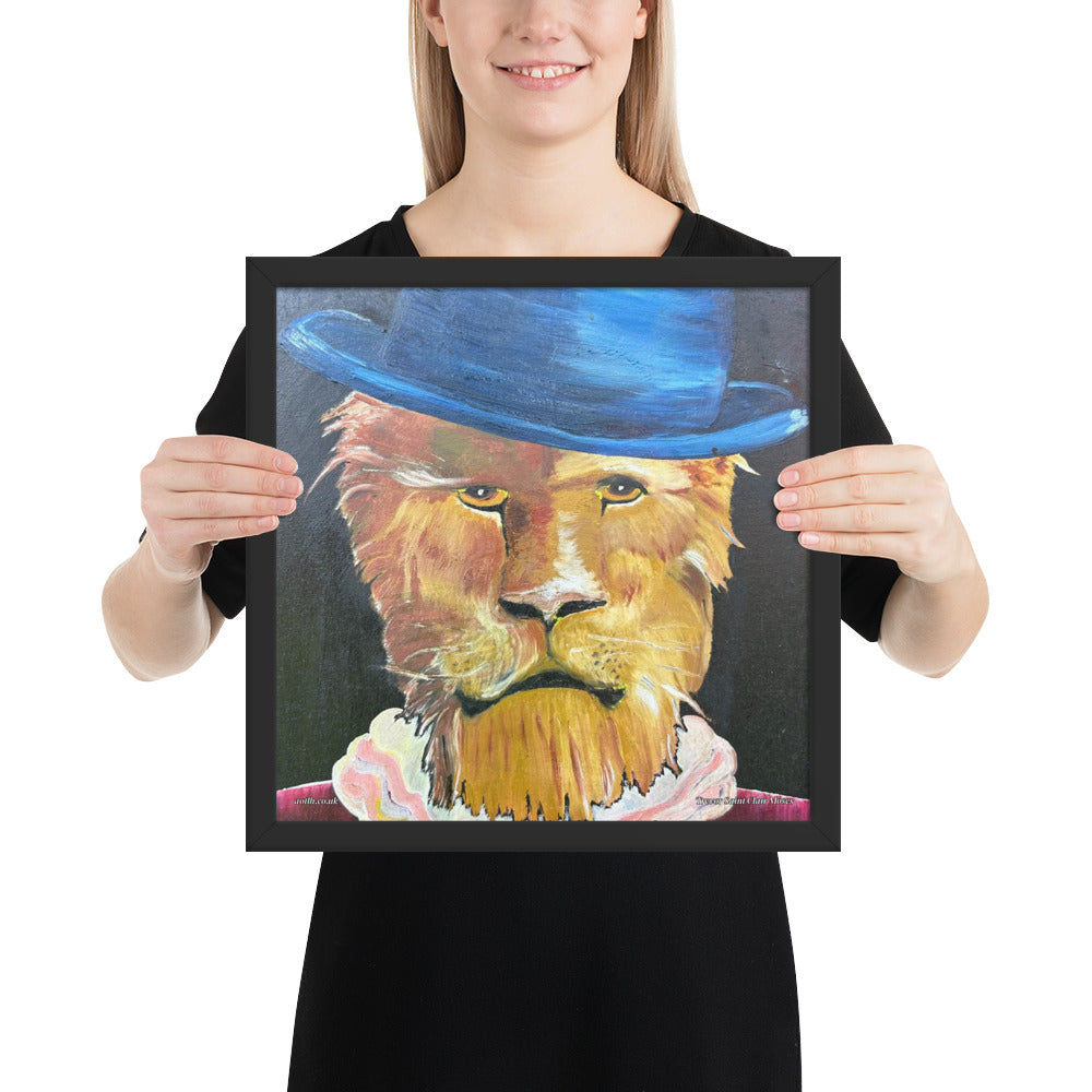 The Lion Man Framed Print