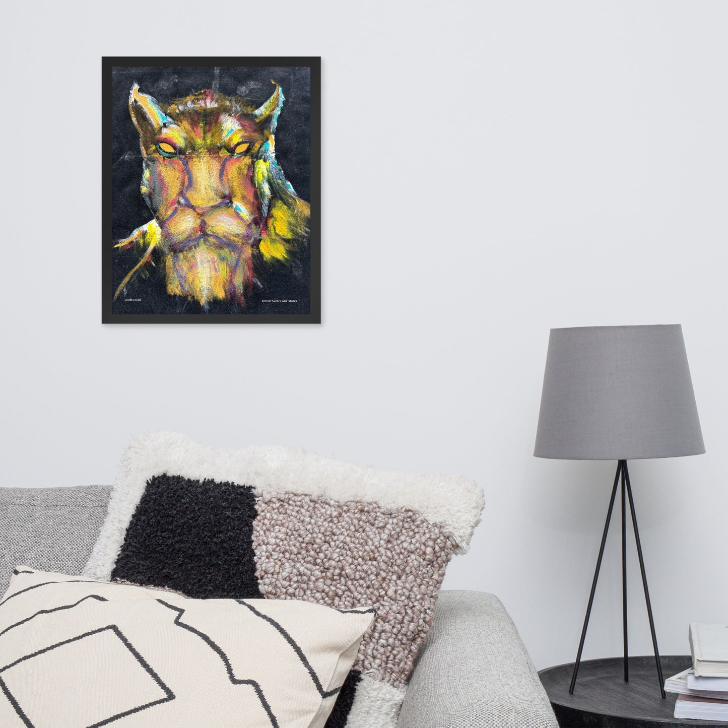 The Cheetah Man Framed Print