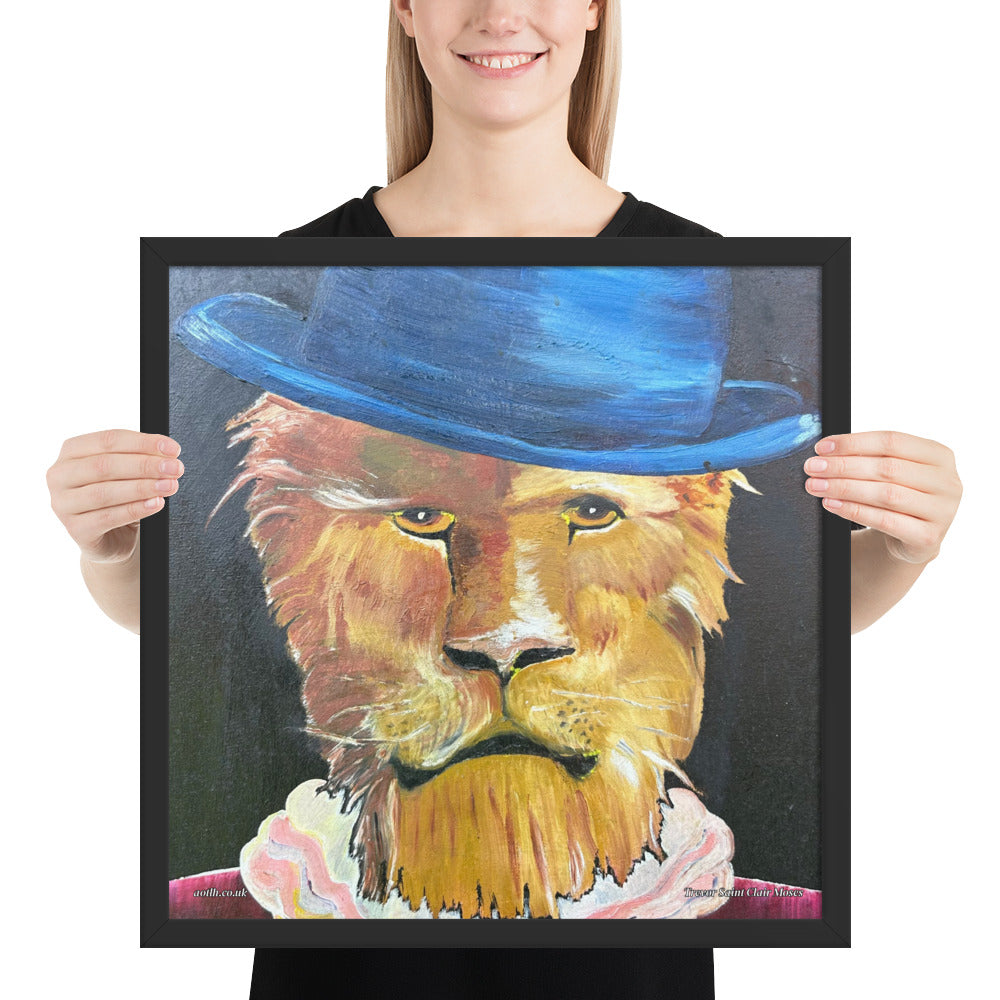 The Lion Man Framed Print