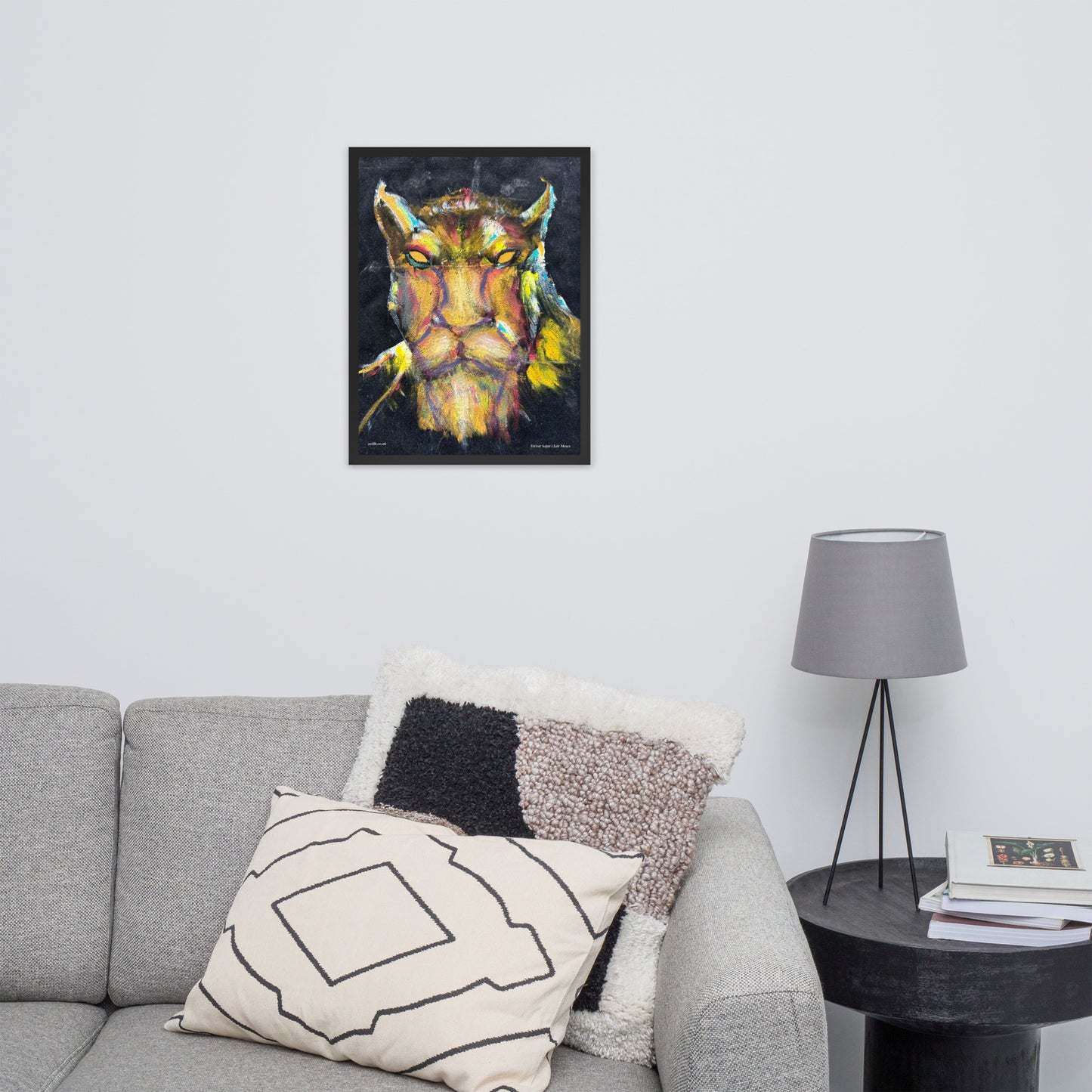 The Cheetah Man Framed Print