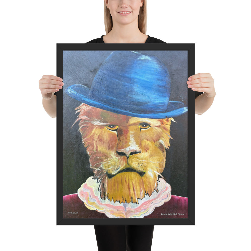 The Lion Man Framed Print