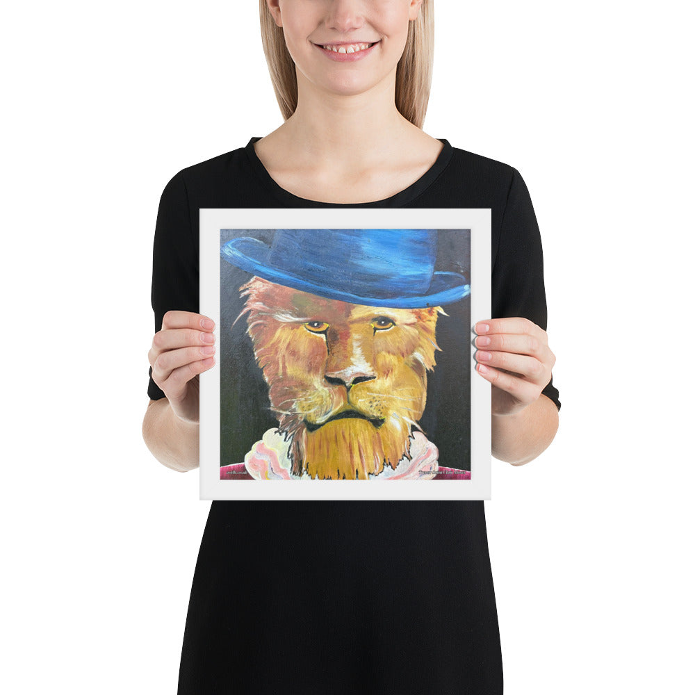 The Lion Man Framed Print