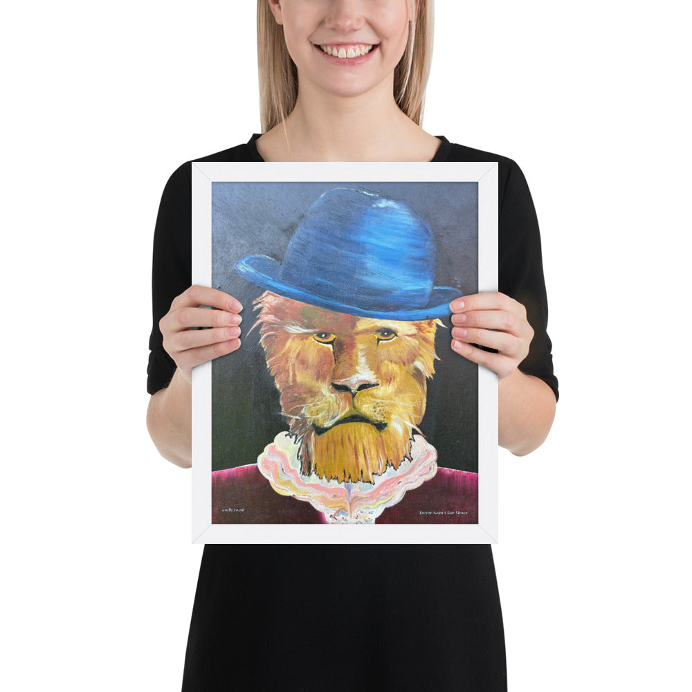 The Lion Man Framed Print