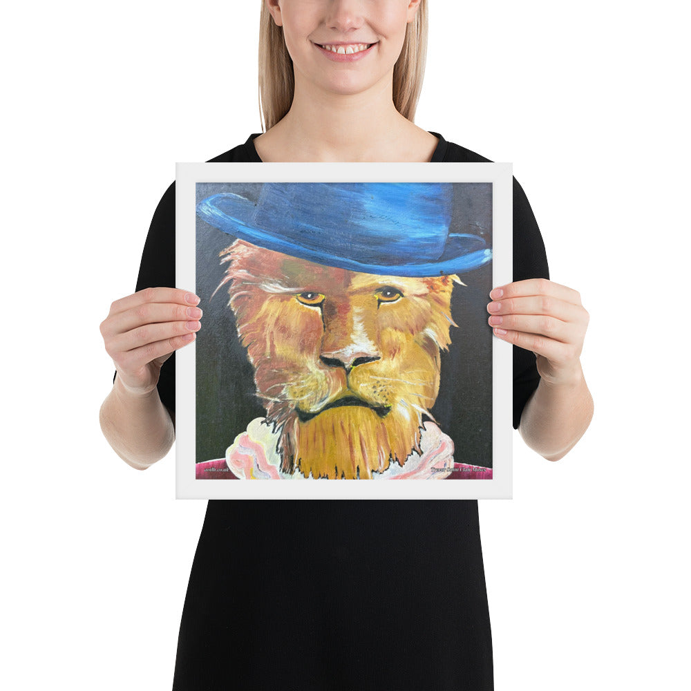 The Lion Man Framed Print