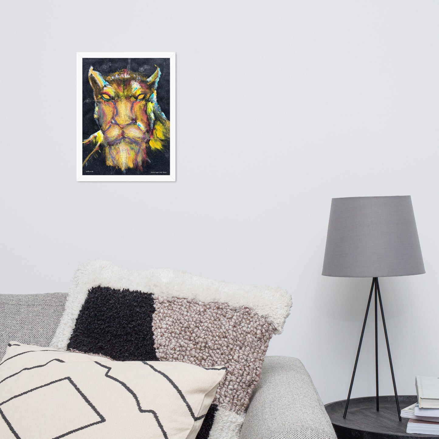 The Cheetah Man Framed Print