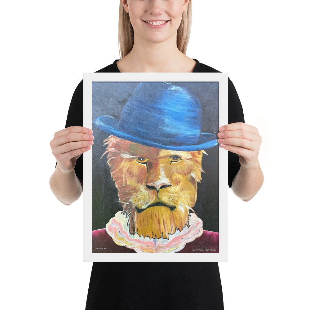 The Lion Man Framed Print