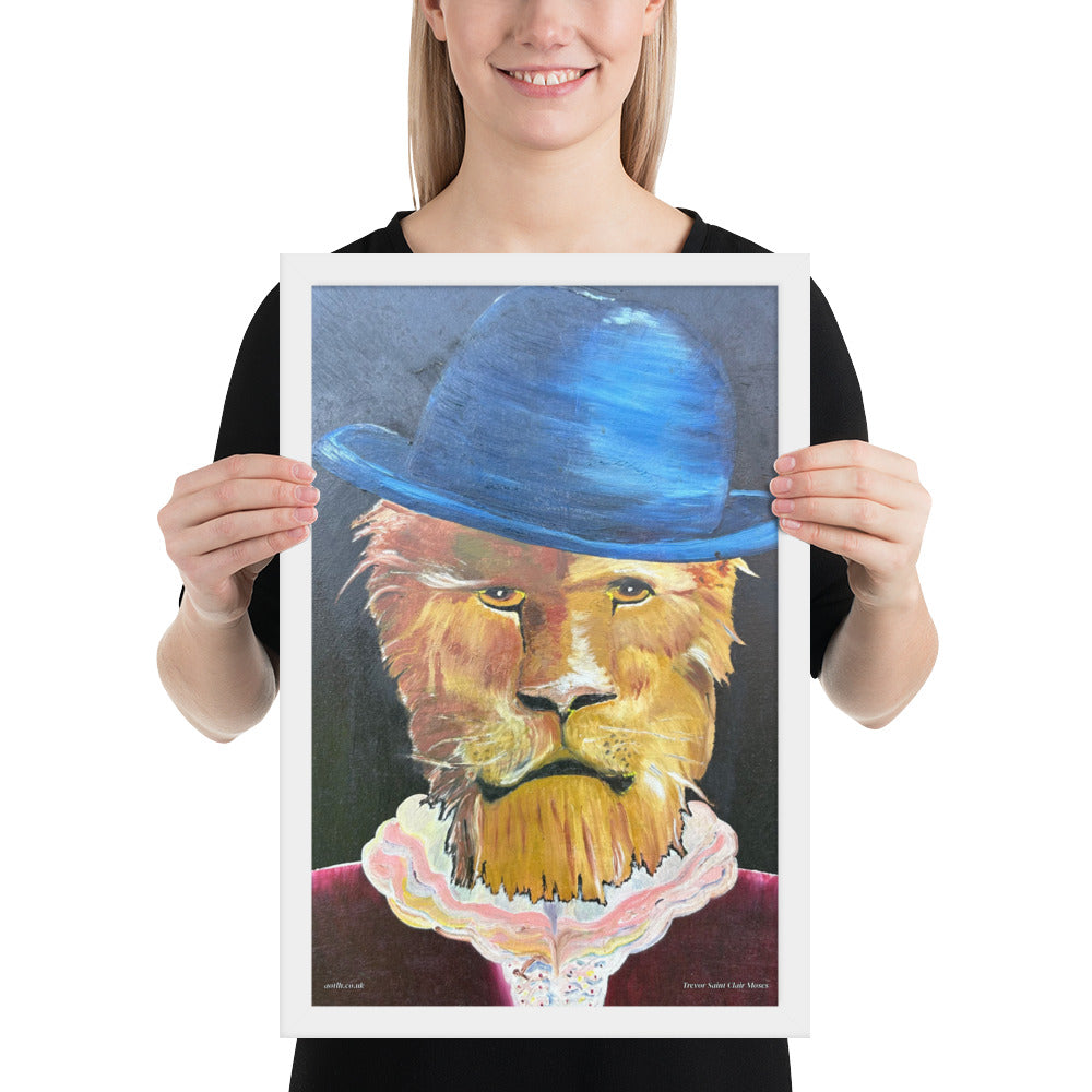 The Lion Man Framed Print