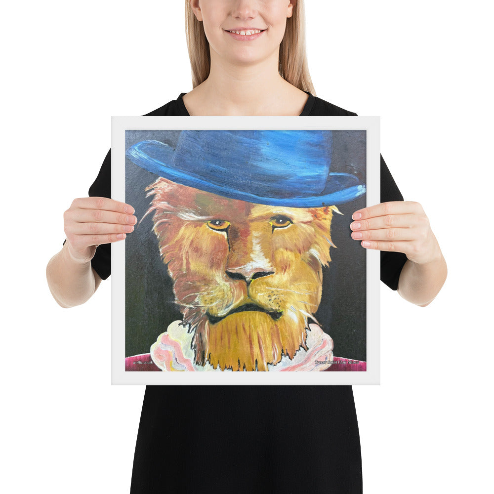 The Lion Man Framed Print