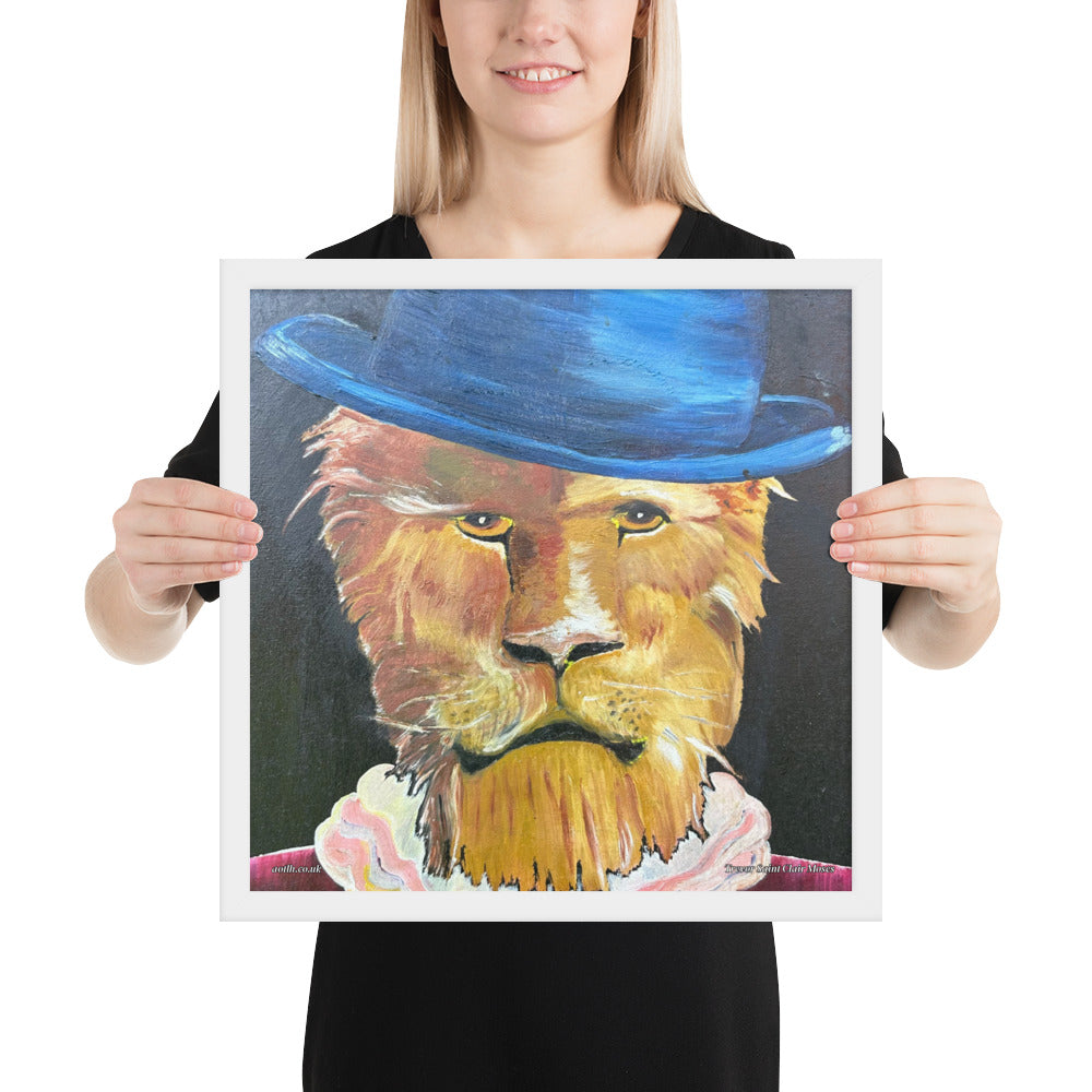 The Lion Man Framed Print