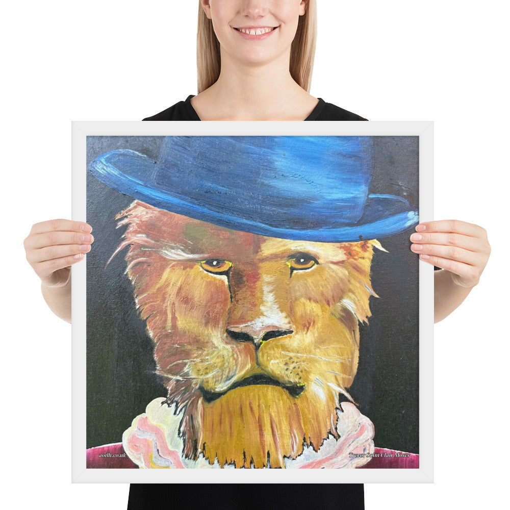 The Lion Man Framed Print