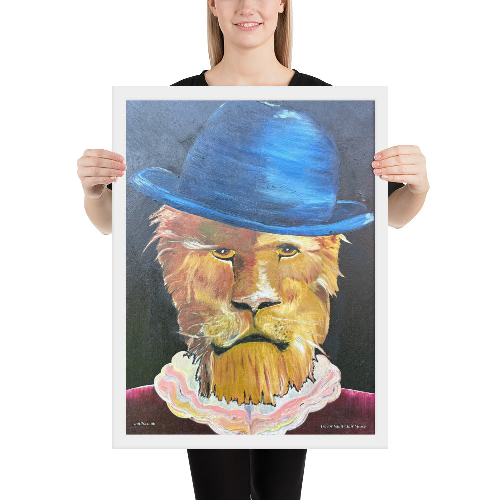 The Lion Man Framed Print