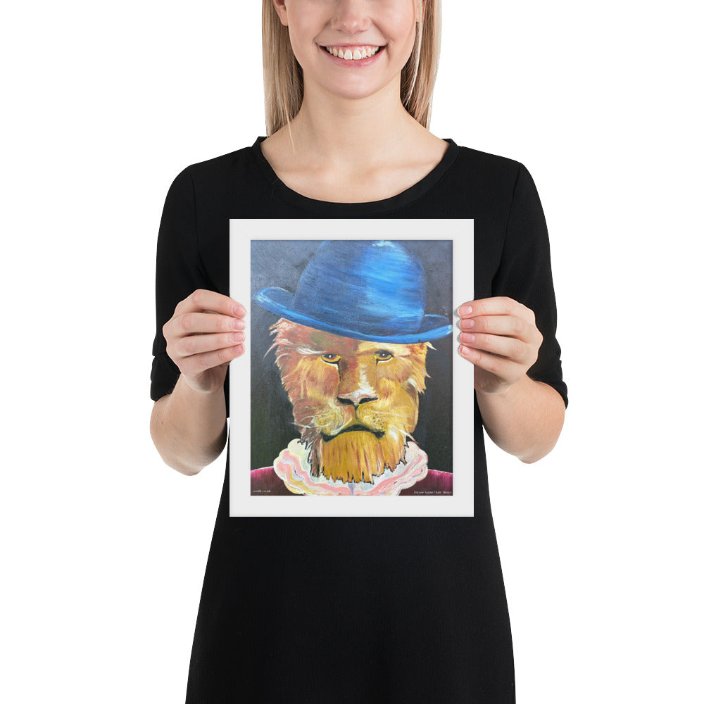The Lion Man Framed Print