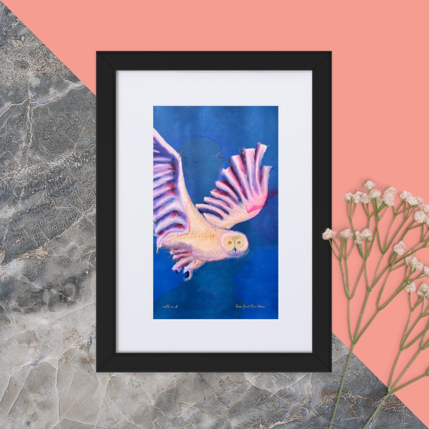 The Phantom Owl Matte Paper Framed Poster With Mat