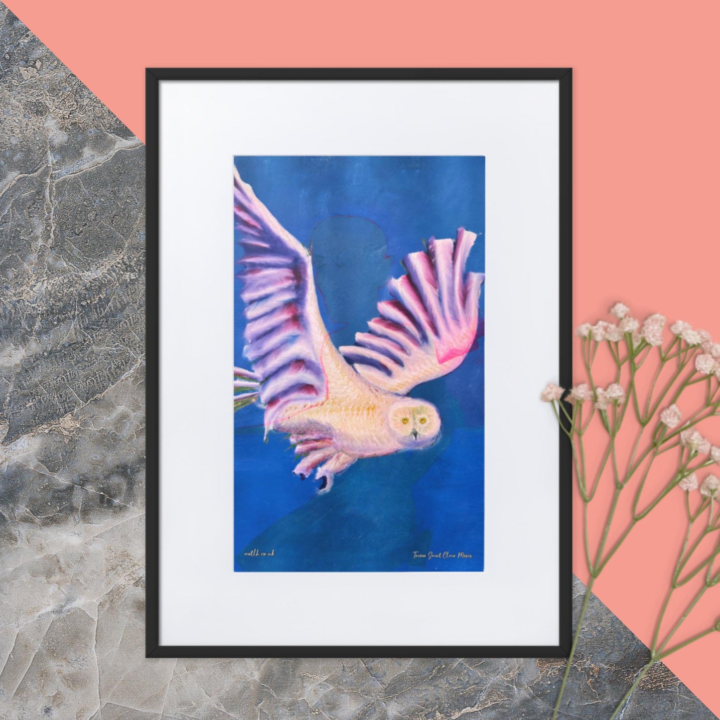 The Phantom Owl Matte Paper Framed Poster With Mat