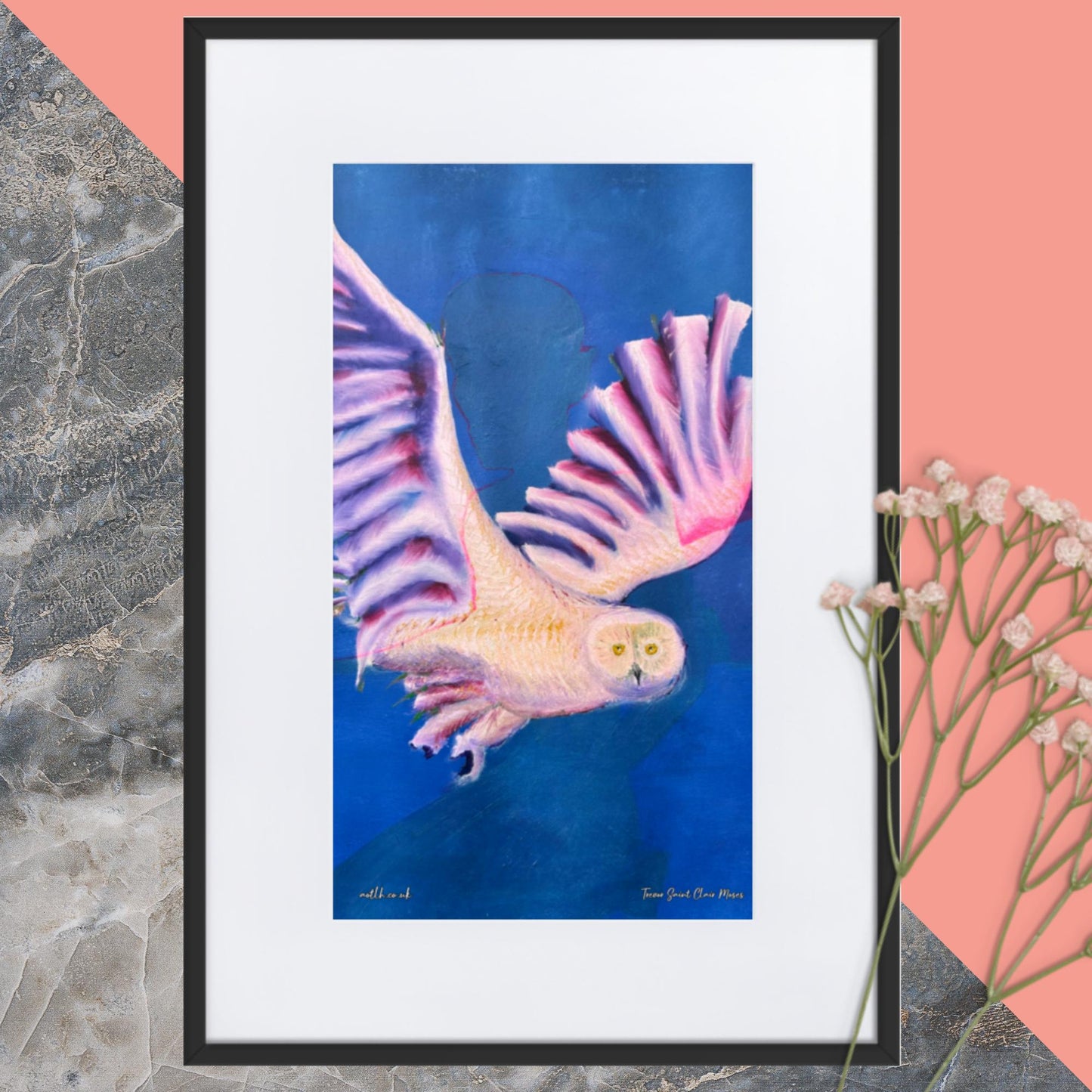The Phantom Owl Matte Paper Framed Poster With Mat