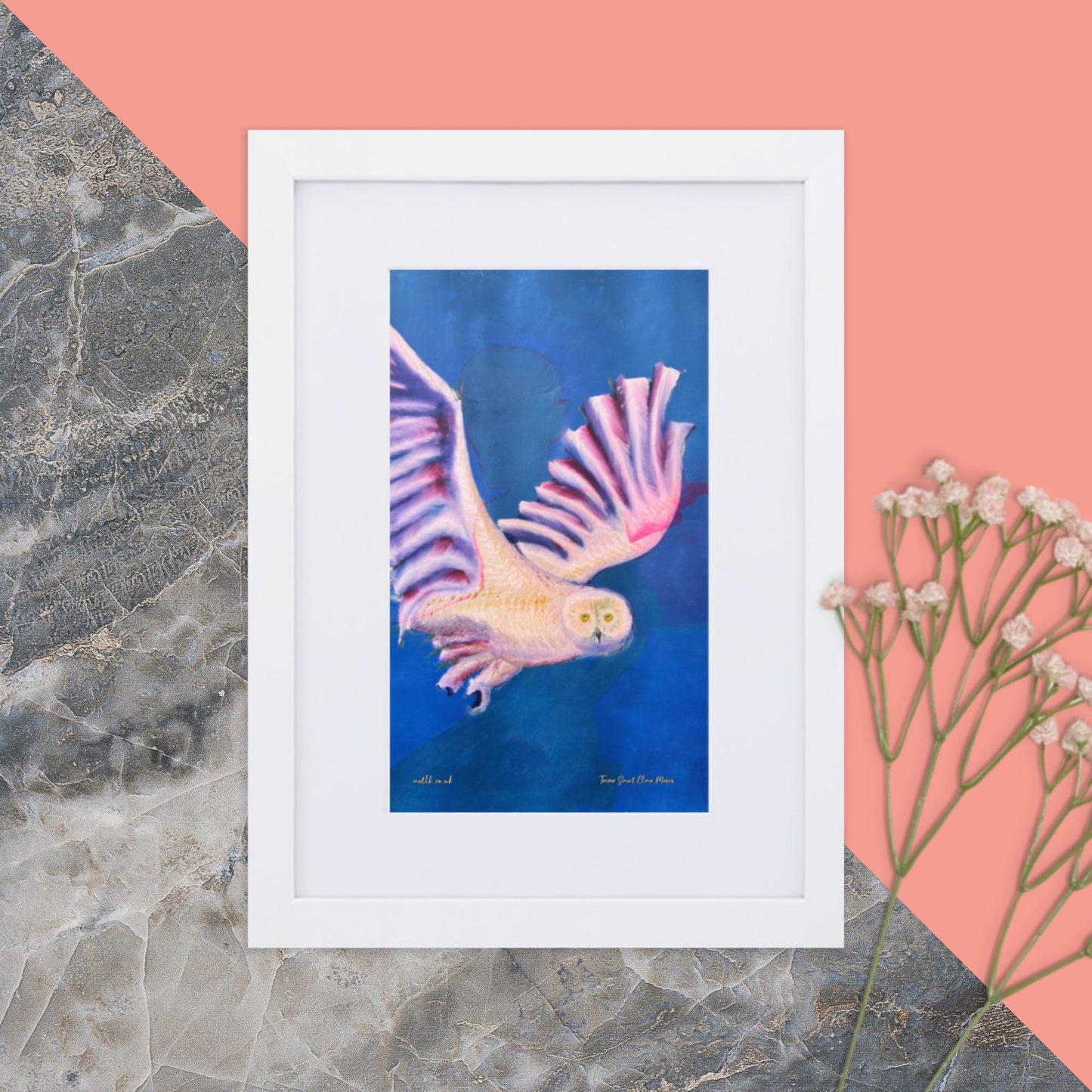 The Phantom Owl Matte Paper Framed Poster With Mat