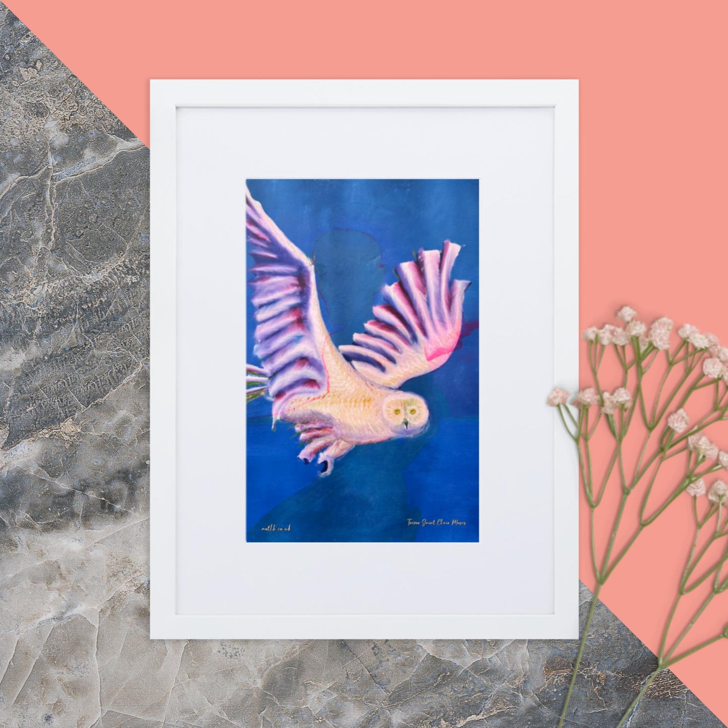 The Phantom Owl Matte Paper Framed Poster With Mat