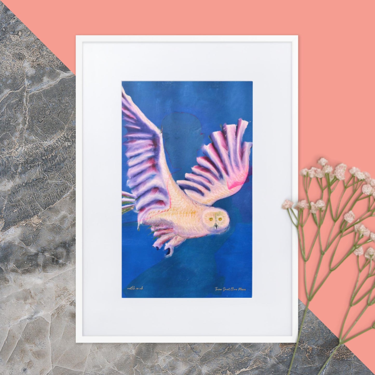 The Phantom Owl Matte Paper Framed Poster With Mat