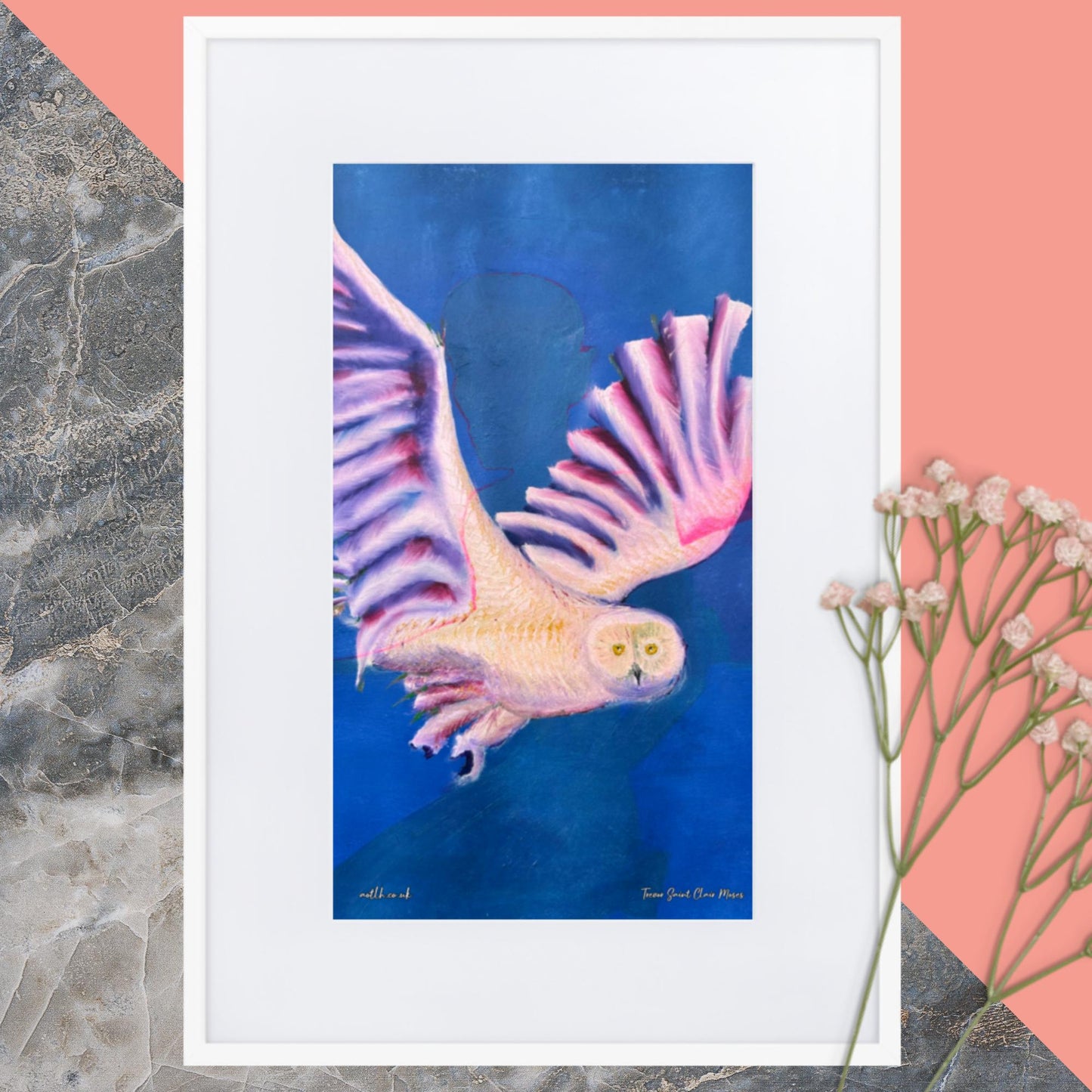 The Phantom Owl Matte Paper Framed Poster With Mat