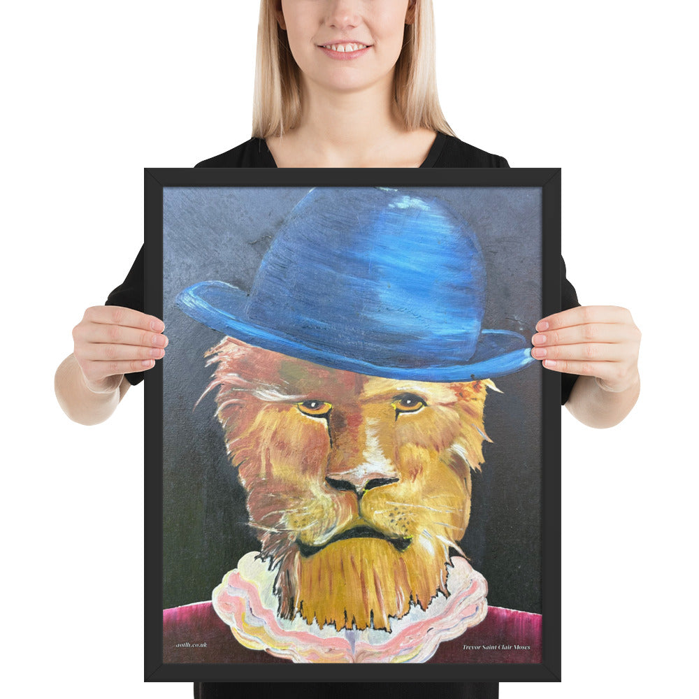 The Lion Man Framed Print