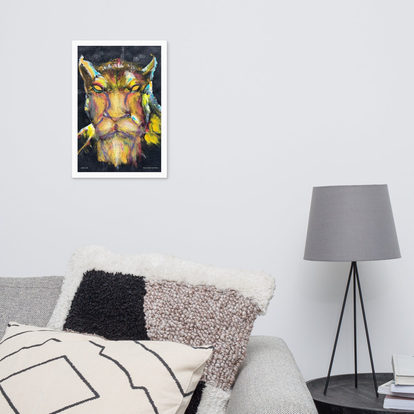 The Cheetah Man Framed Print