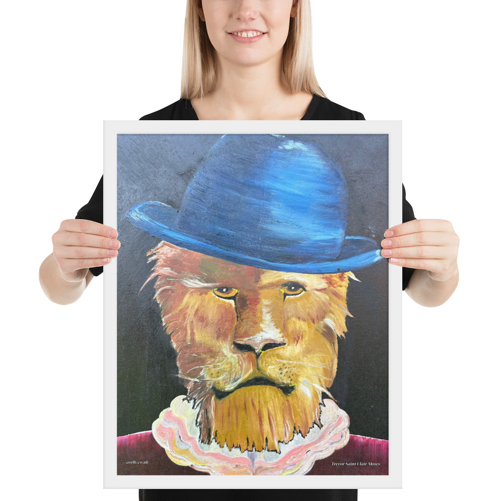 The Lion Man Framed Print