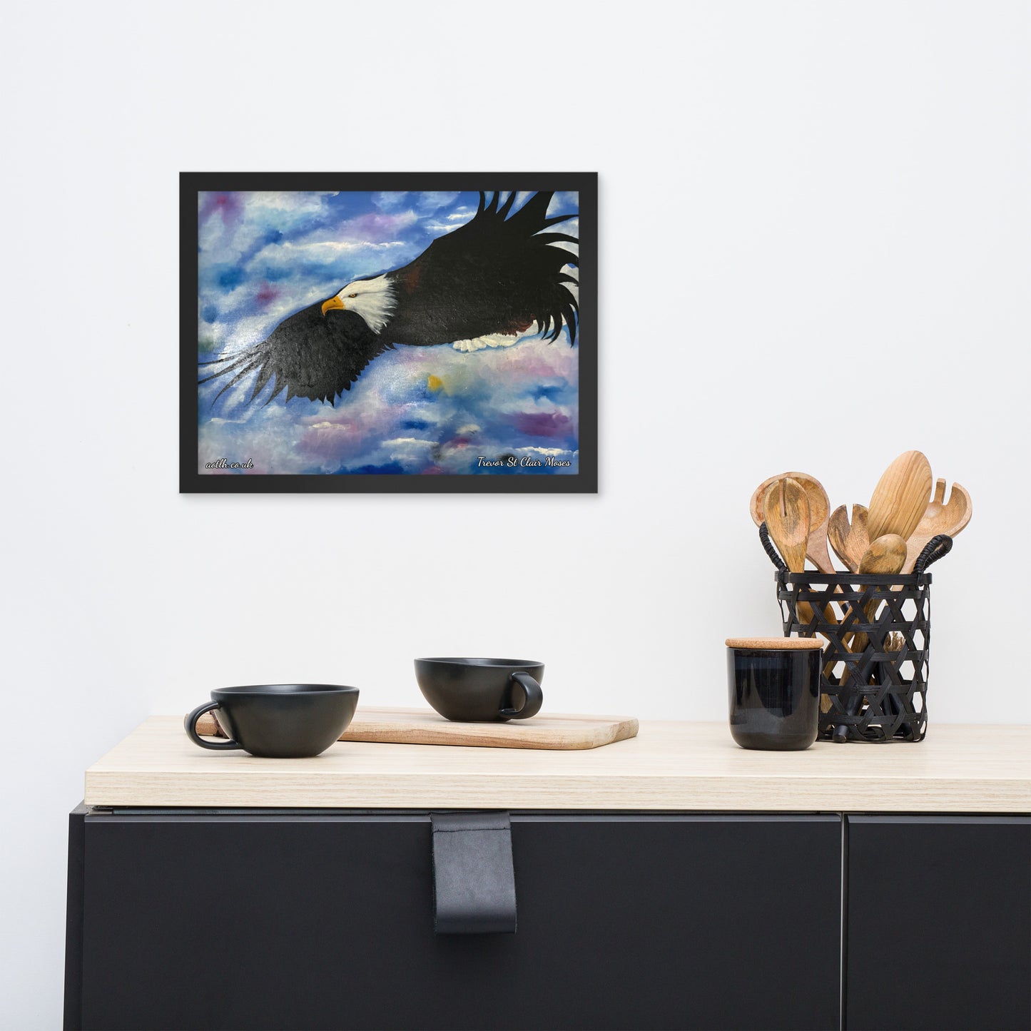 American Bald Eagle Framed photo paper poster