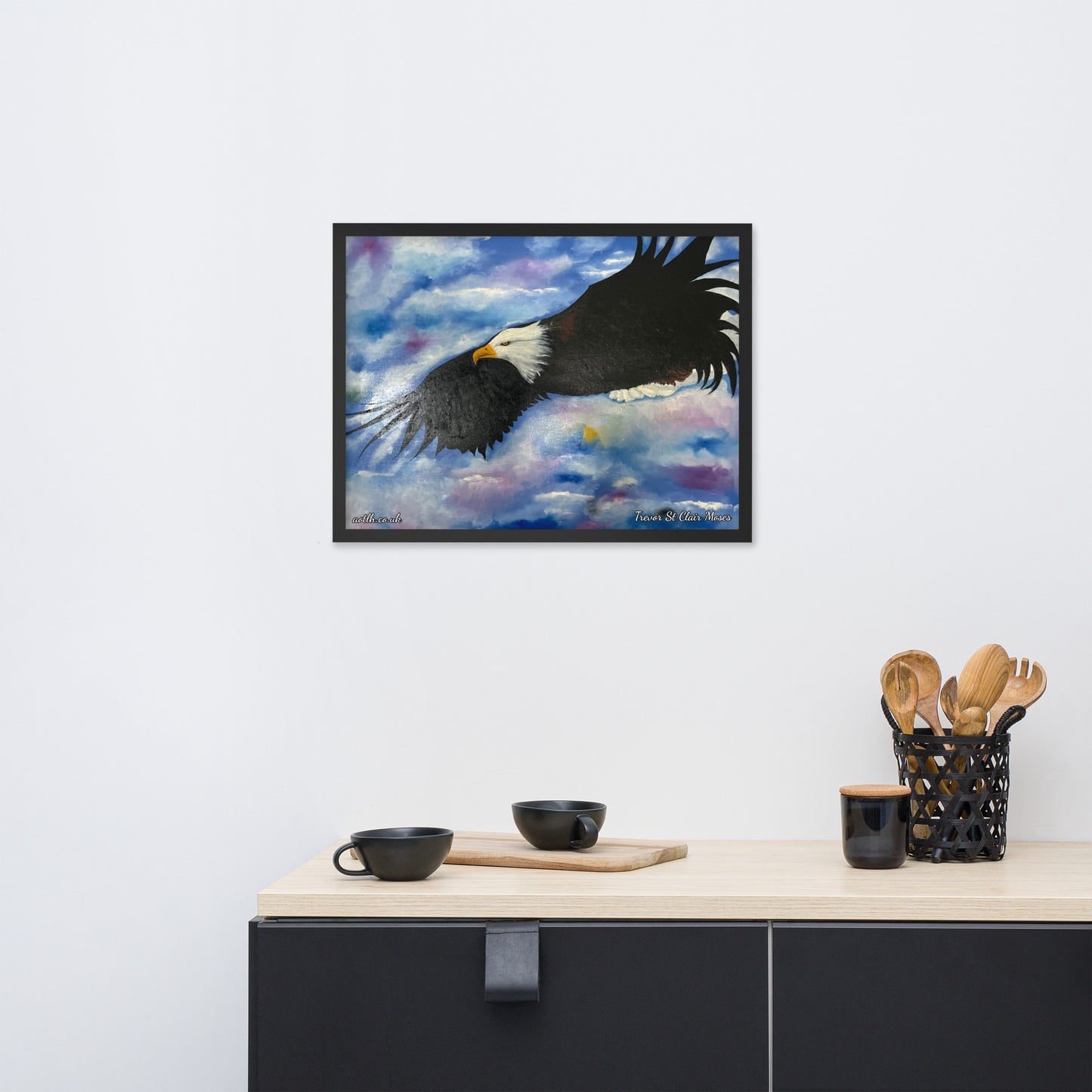 American Bald Eagle Framed photo paper poster