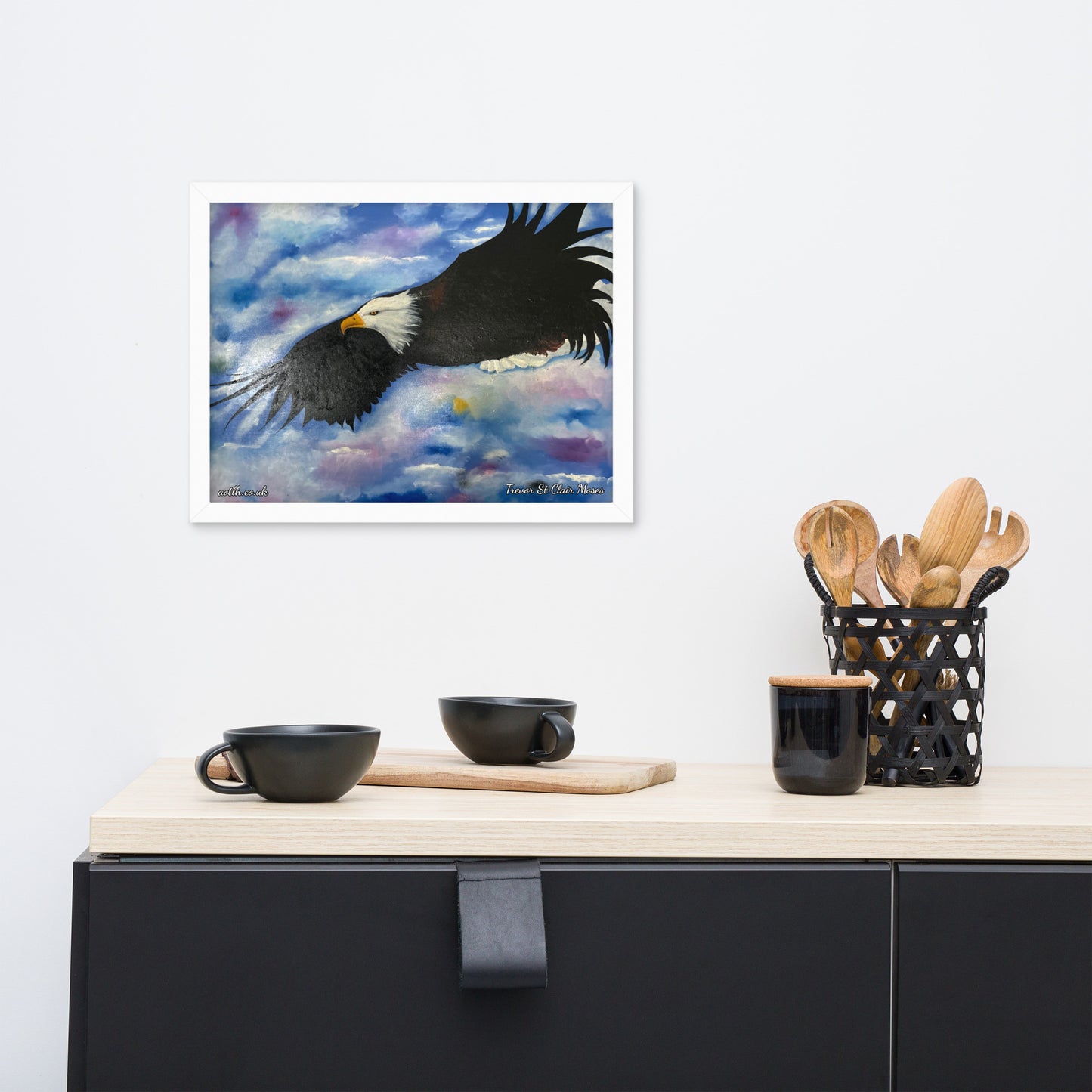 American Bald Eagle Framed photo paper poster