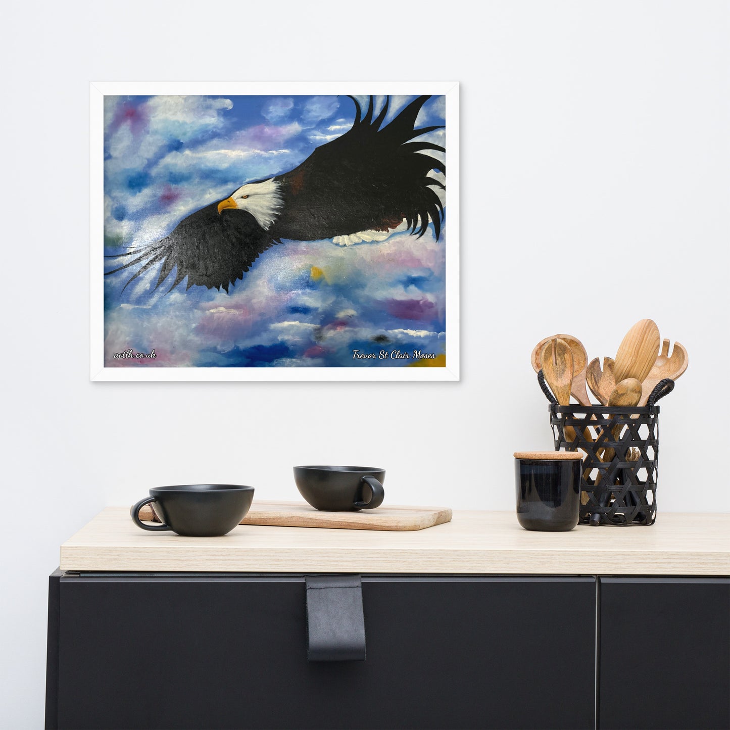 American Bald Eagle Framed photo paper poster